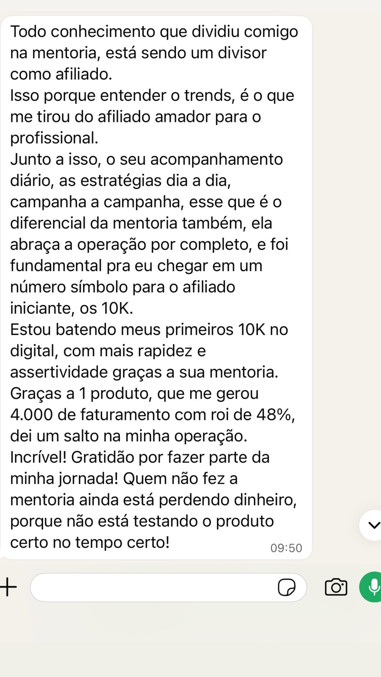 Depoimento: primeiros 10 mil como afiliado